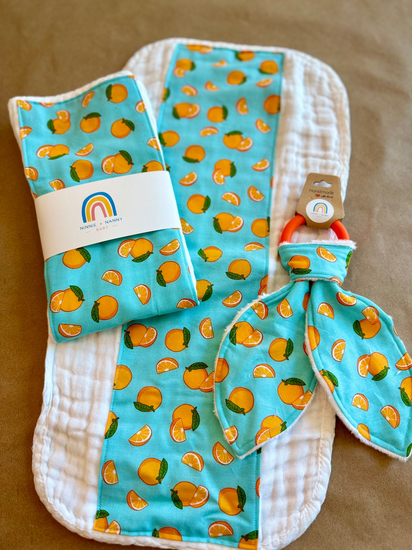 baby infant newborn babies baby gift baby shower gift baby boy baby girl baby shower gift ideas new mom mom-to-be expectant mom baby essentials baby must-haves bandana bib burp cloth sensory tag blanket blankie teether teething ring nursing feeding baby a