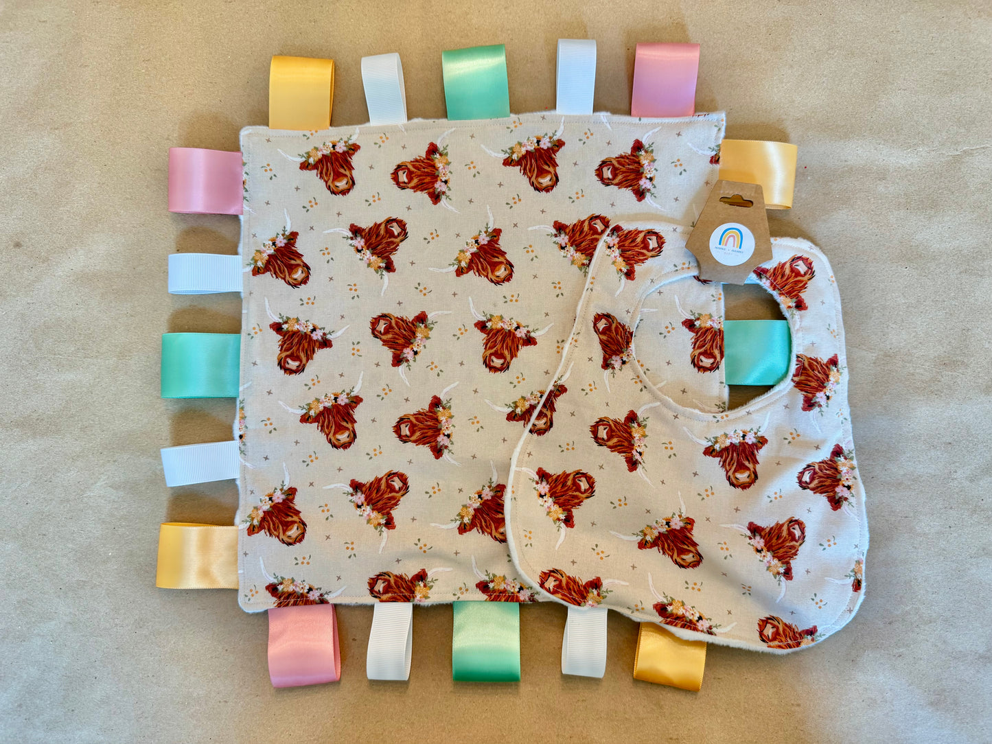 Boho Highland Cows : Tag Blanket