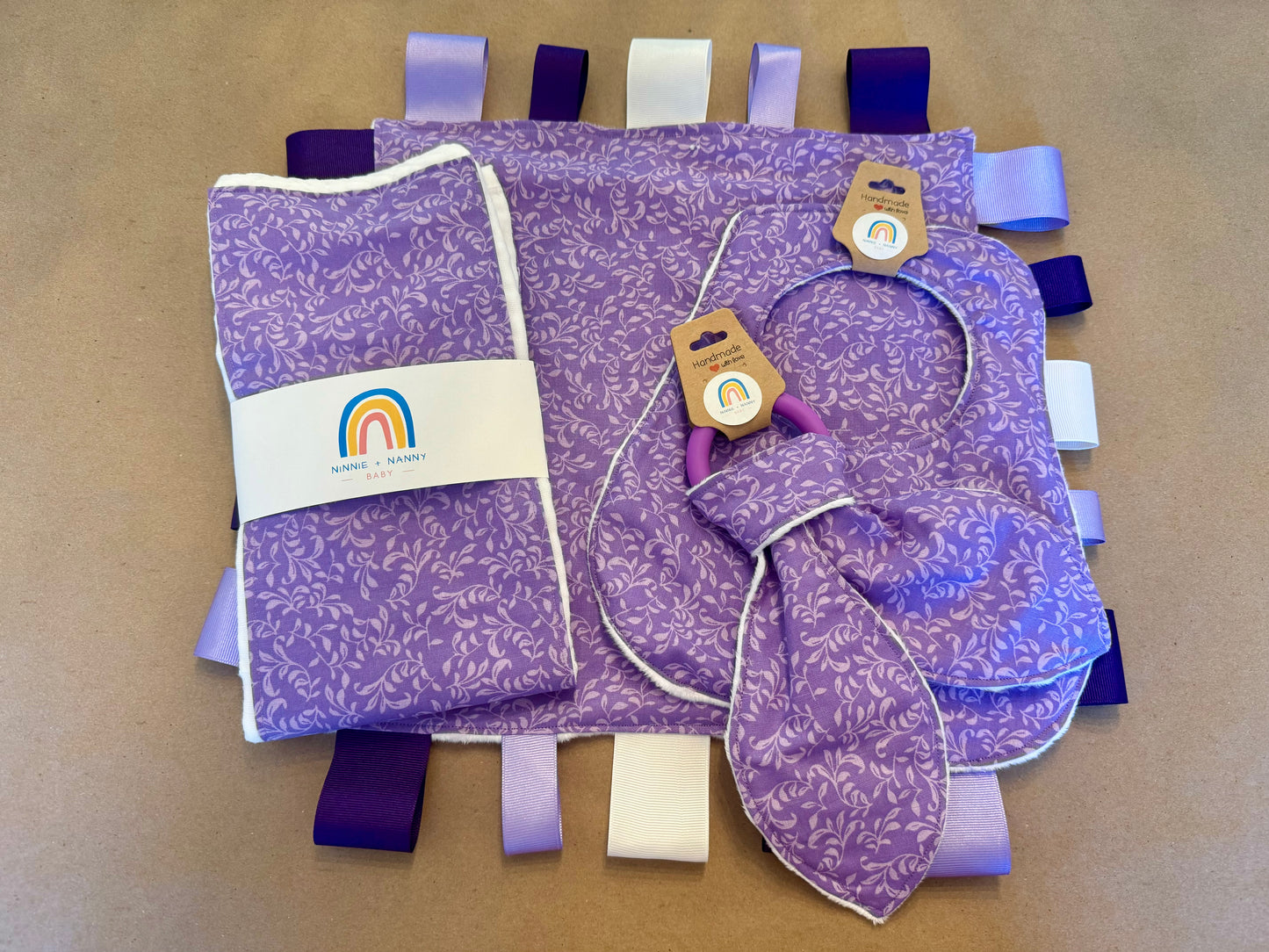 baby infant newborn babies baby gift baby shower gift baby boy baby girl baby shower gift ideas new mom mom-to-be expectant mom baby essentials baby must-haves bandana bib burp cloth sensory tag blanket blankie teether teething ring nursing feeding baby a