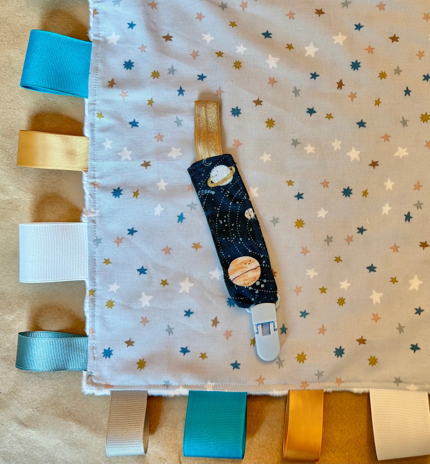 Astronaut : Pacifier Clip