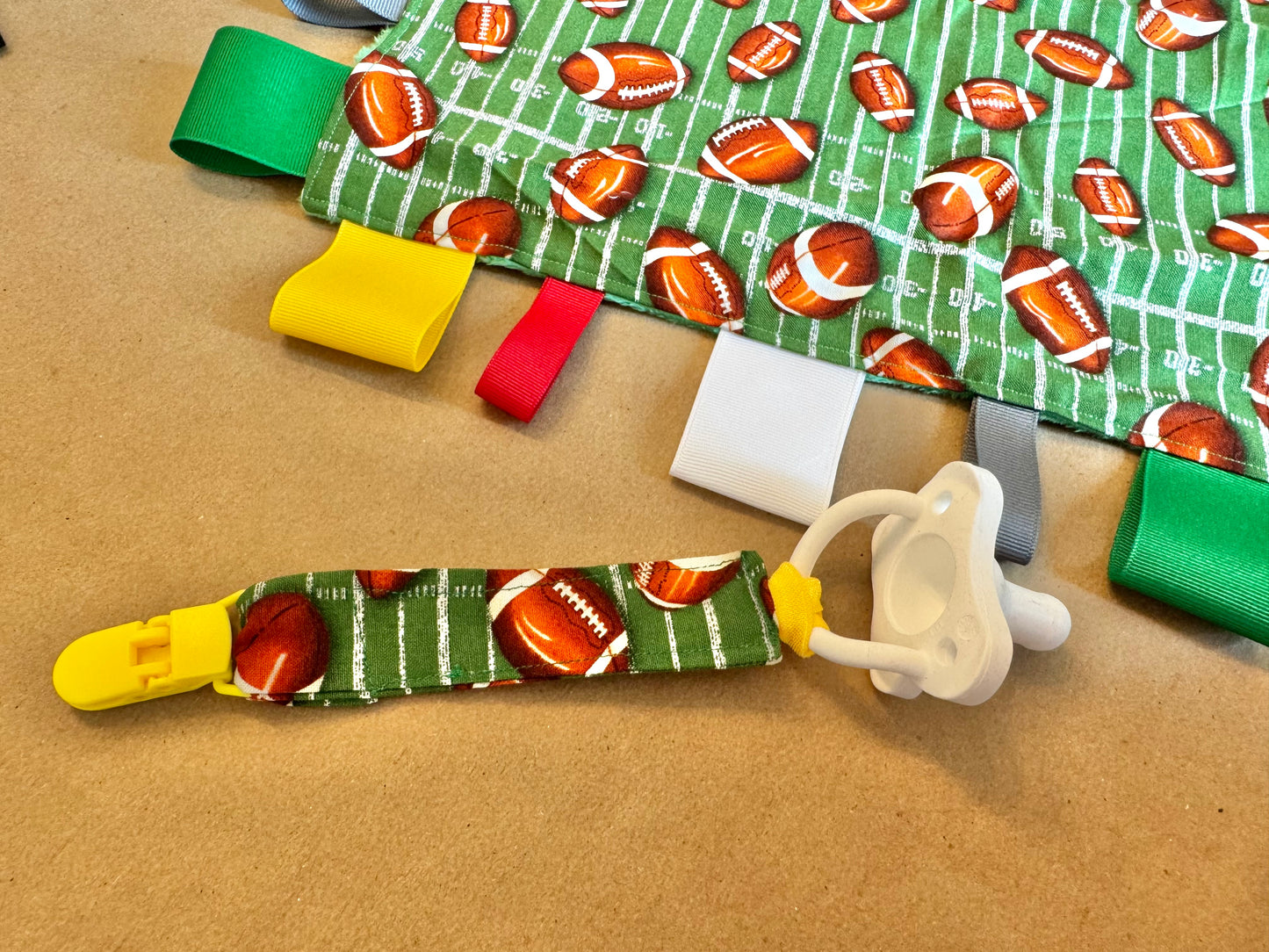Touchdown - Football : Pacifier Clip