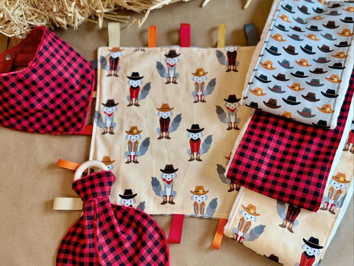 baby infant newborn babies baby gift baby shower gift baby boy baby girl baby shower gift ideas new mom mom-to-be expectant mom baby essentials baby must-haves bandana bib burp cloth sensory tag blanket blankie teether teething ring nursing feeding baby a