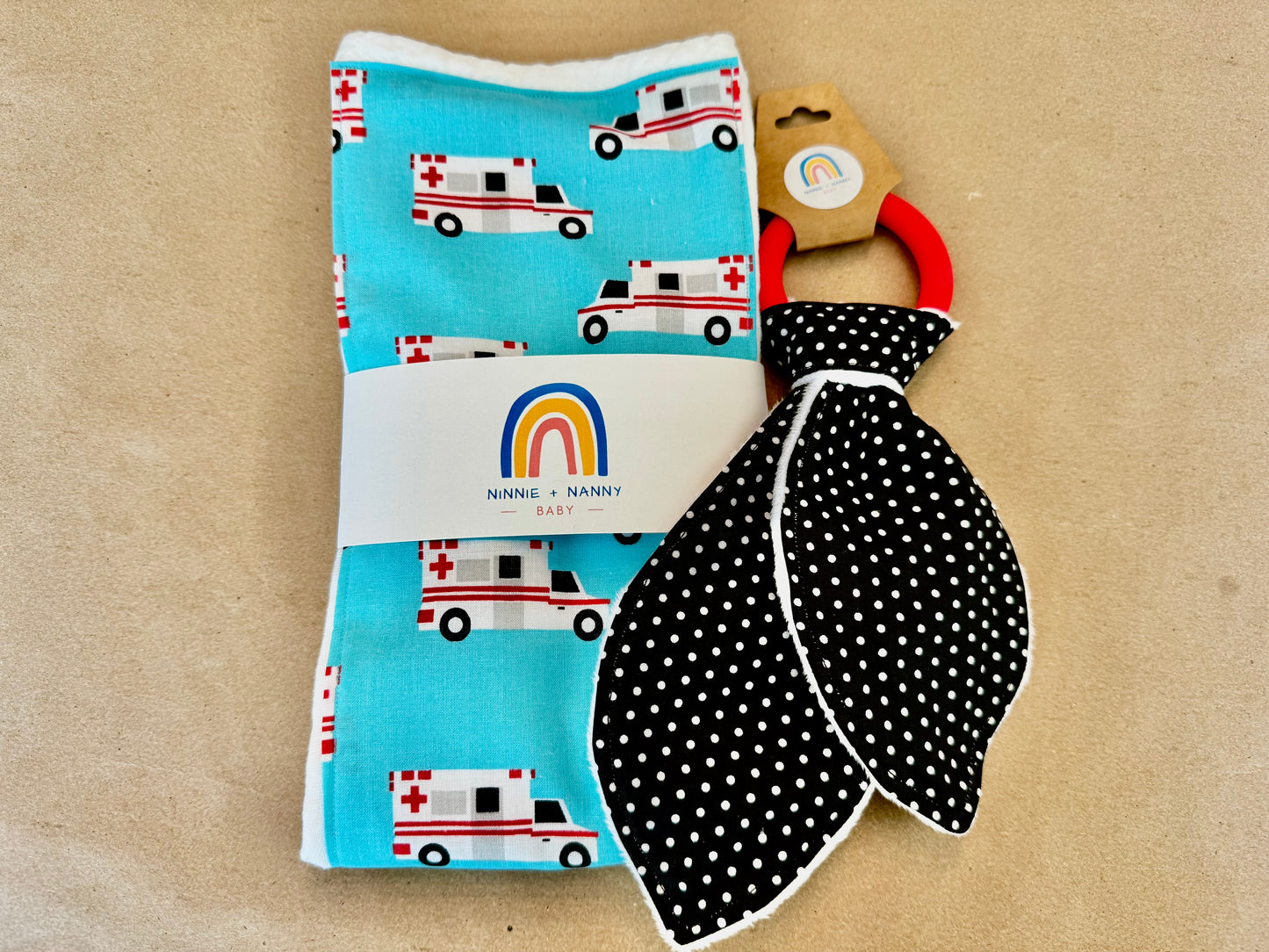 First Responders - Ambulances : Burp Cloth