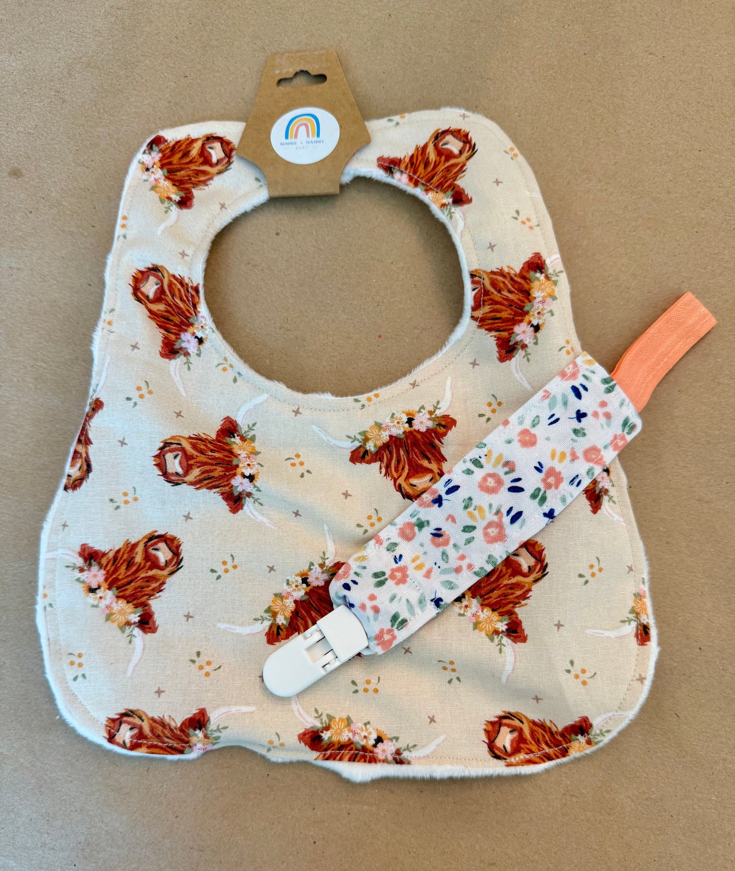 Floral : Pacifier Clip