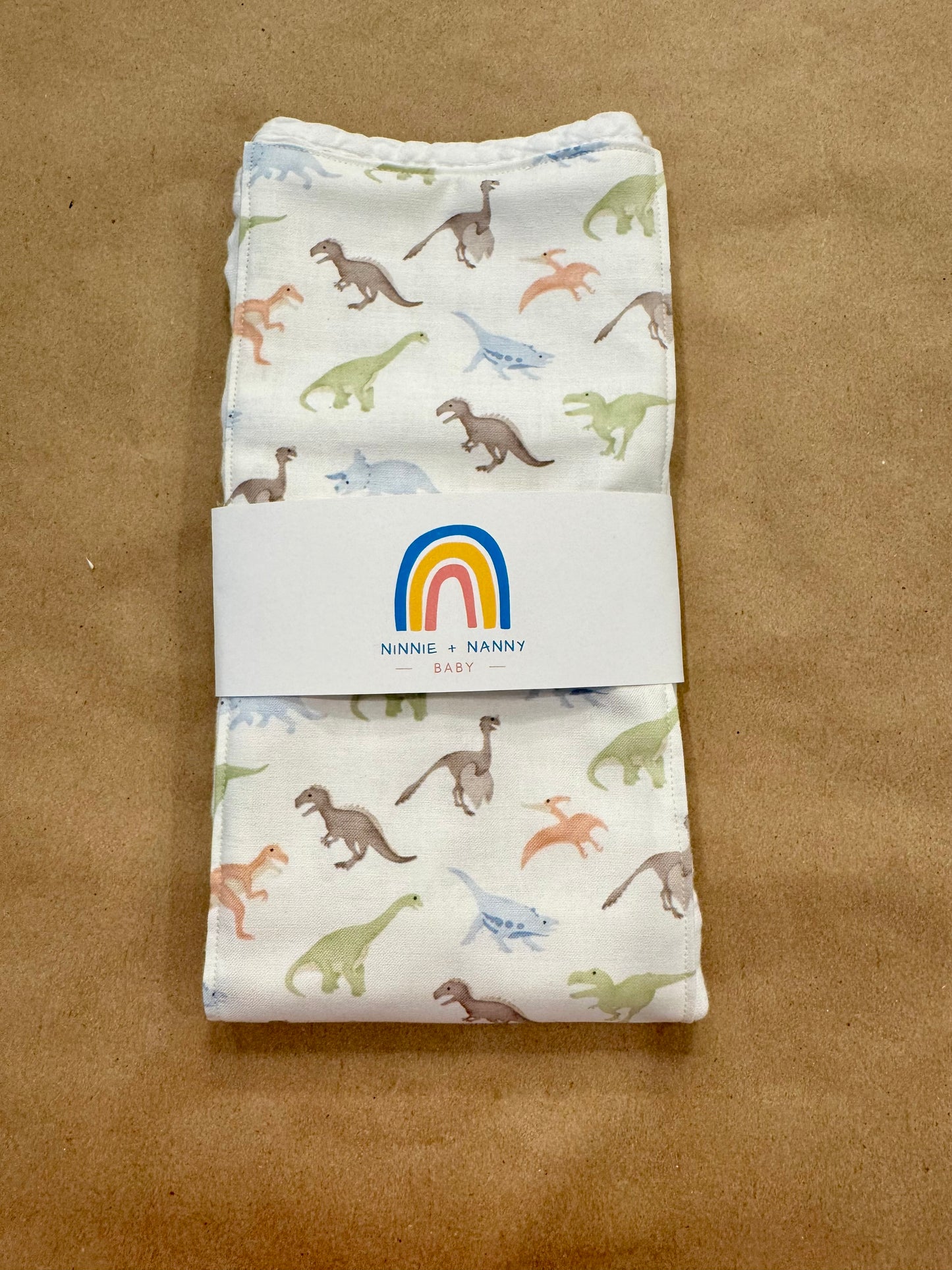 Dinosaur Buddies : Burp Cloth