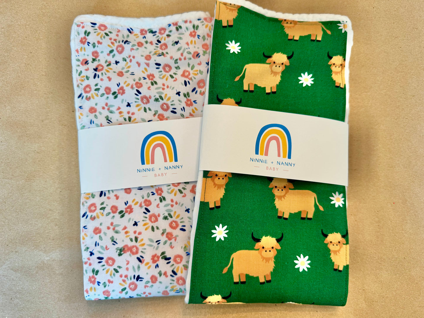 Highland Cows : Burp Cloth