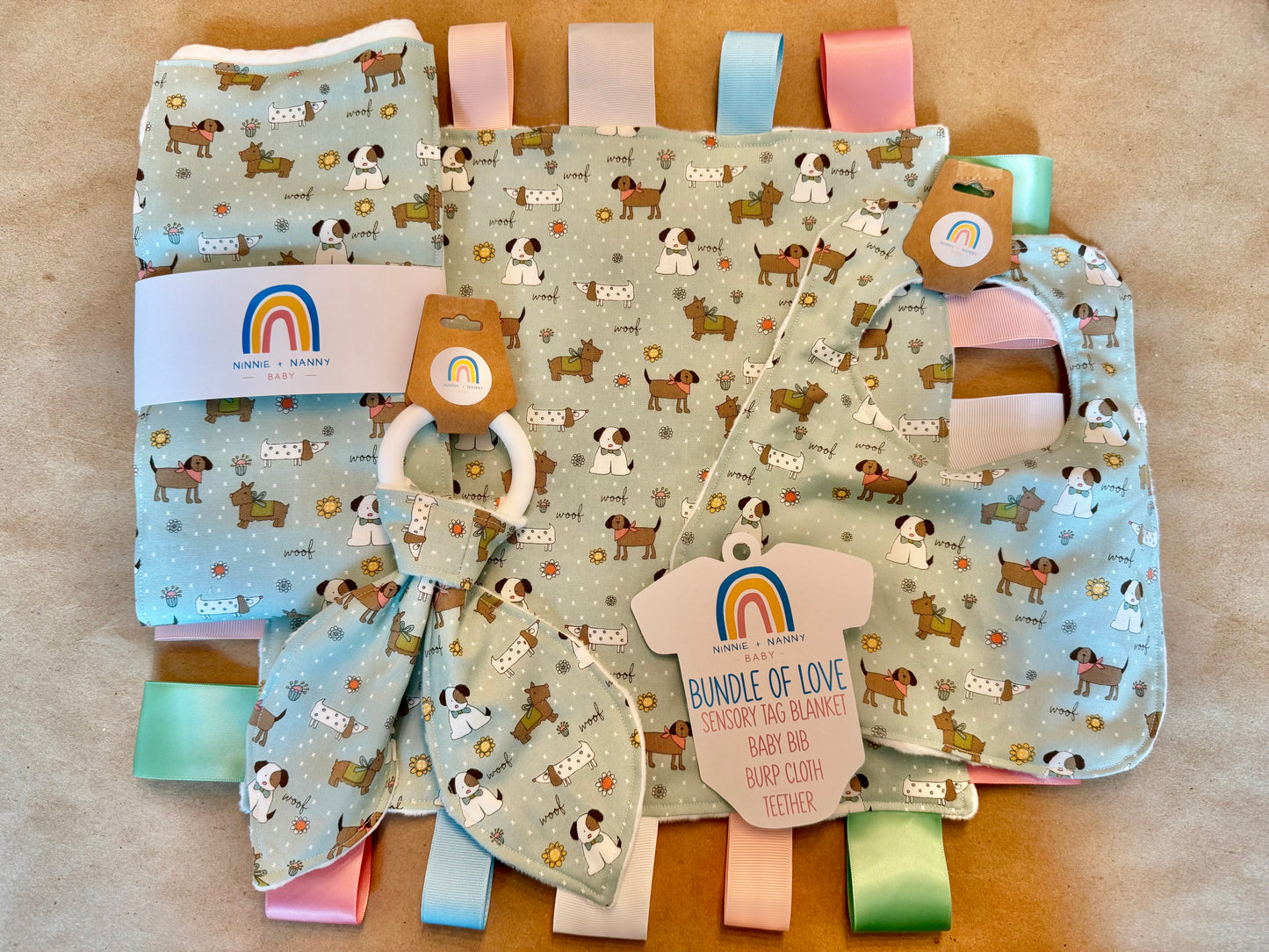 Bundle of Love - Pretty Puppies - Sage