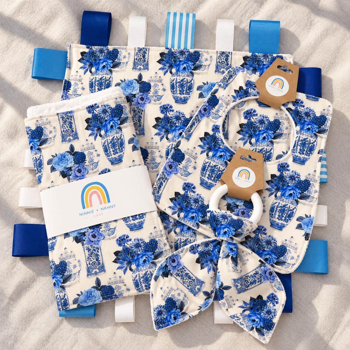 Porcelain Garden - White : Tag Blanket