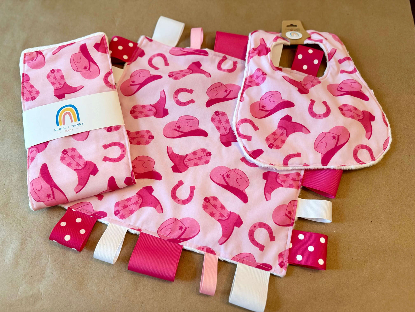 baby infant newborn babies baby gift baby shower gift baby boy baby girl baby shower gift ideas new mom mom-to-be expectant mom baby essentials baby must-haves bandana bib burp cloth sensory tag blanket blankie teether teething ring nursing feeding baby a