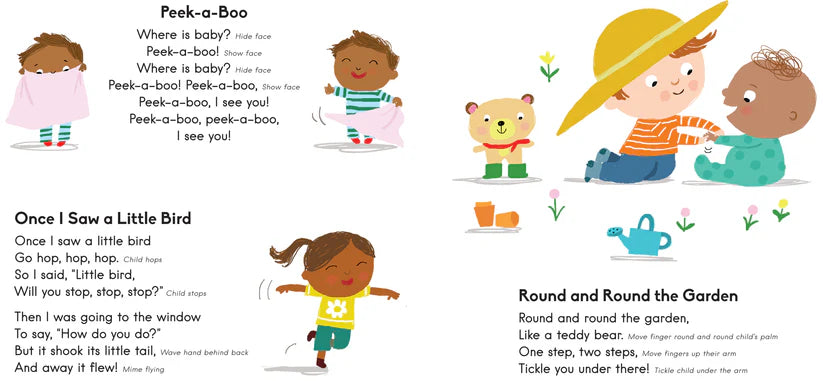 Five Little Ducks - First Book of Nursery Games : Child's Play - Board Book