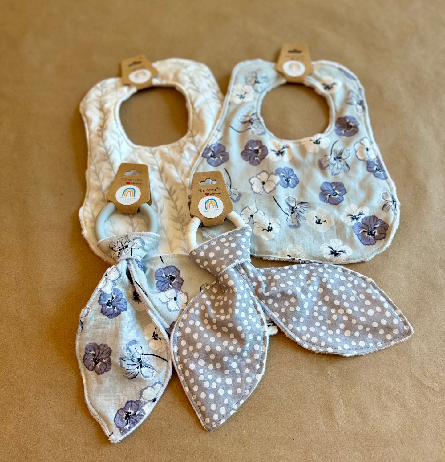 baby infant newborn babies baby gift baby shower gift baby boy baby girl baby shower gift ideas new mom mom-to-be expectant mom baby essentials baby must-haves bandana bib burp cloth sensory tag blanket blankie teether teething ring nursing feeding baby a