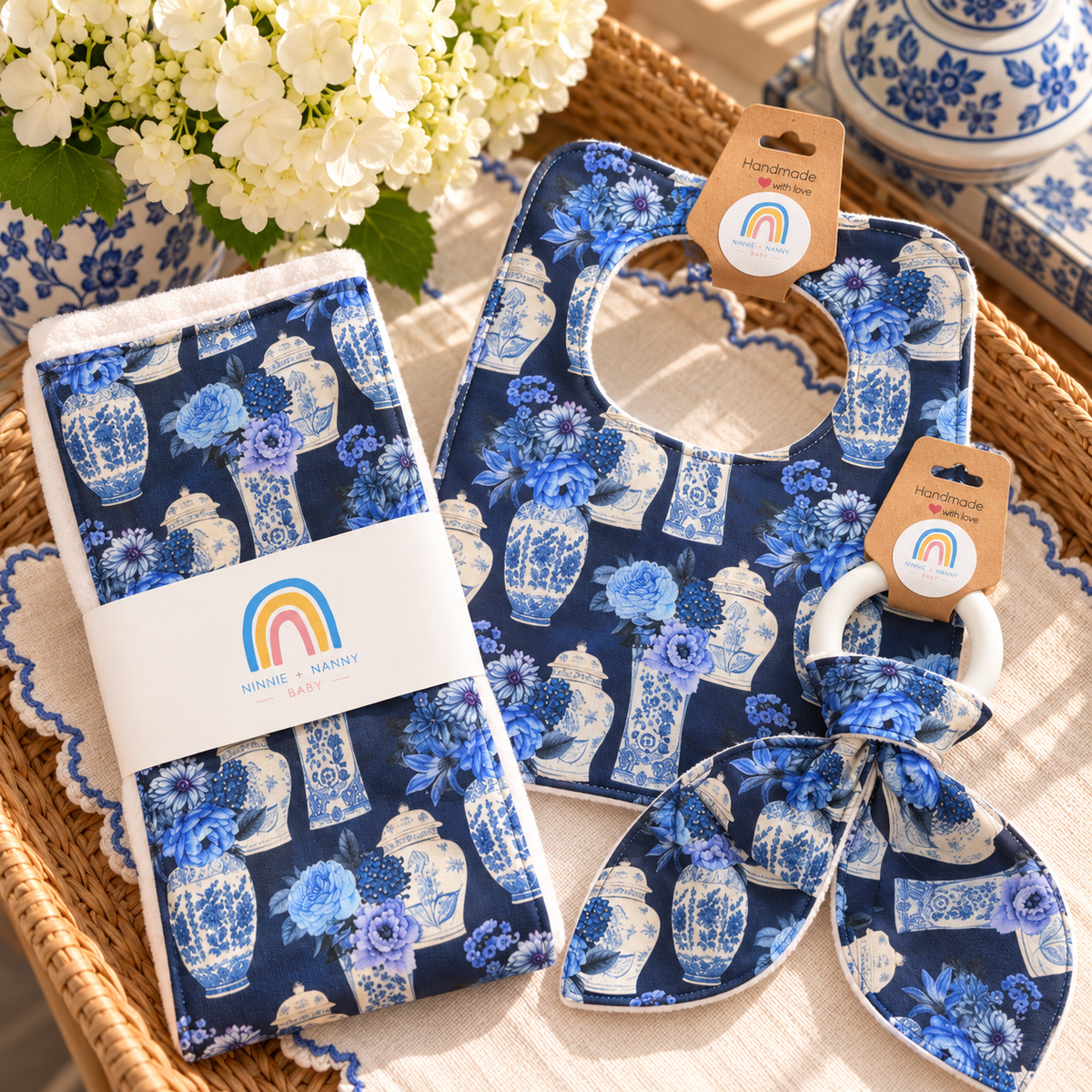 Porcelain Garden - Blue : Teether
