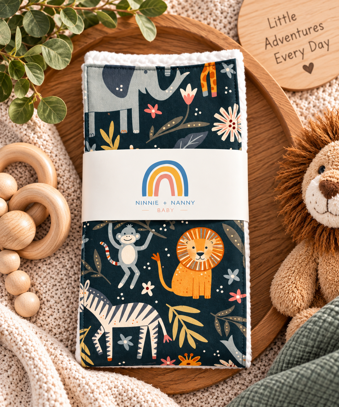 It’s a Jungle Out There : Burp Cloth