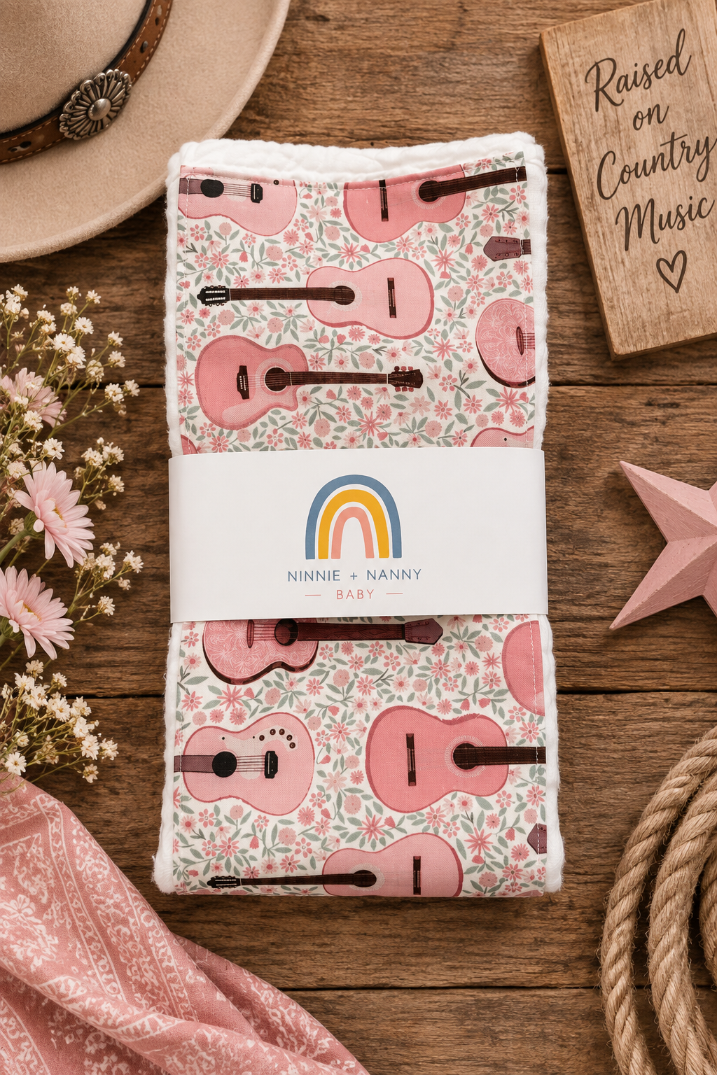 Austin Wildflower : Burp Cloth