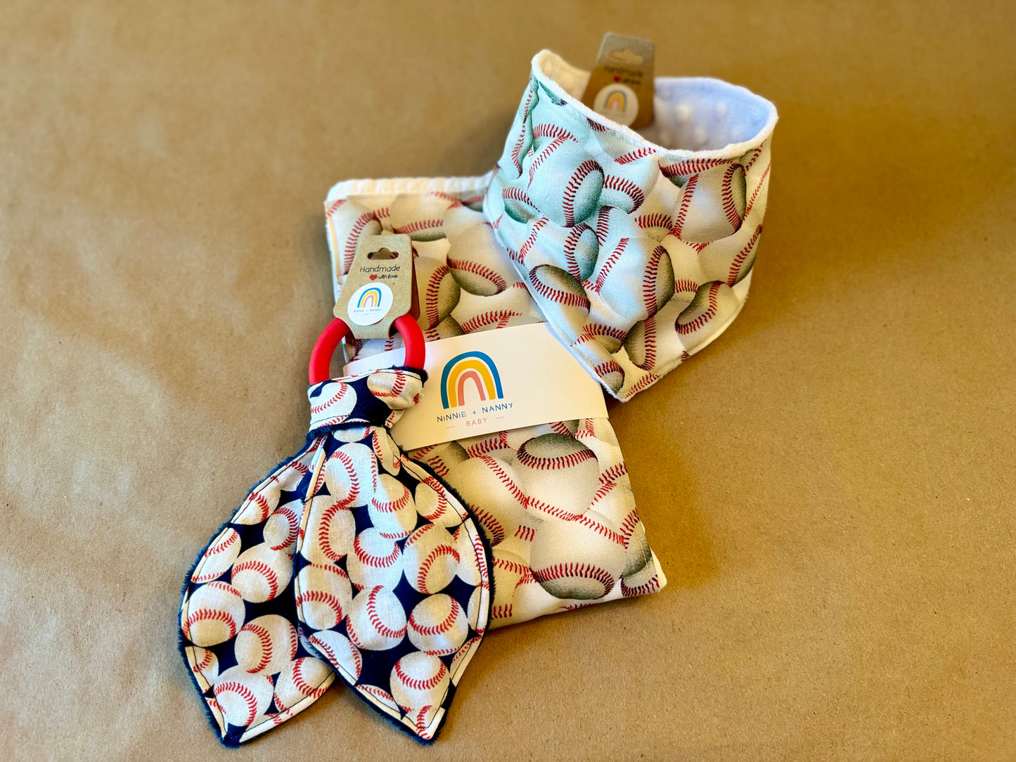baby infant newborn babies baby gift baby shower gift baby boy baby girl baby shower gift ideas new mom mom-to-be expectant mom baby essentials baby must-haves bandana bib burp cloth sensory tag blanket blankie teether teething ring nursing feeding baby a