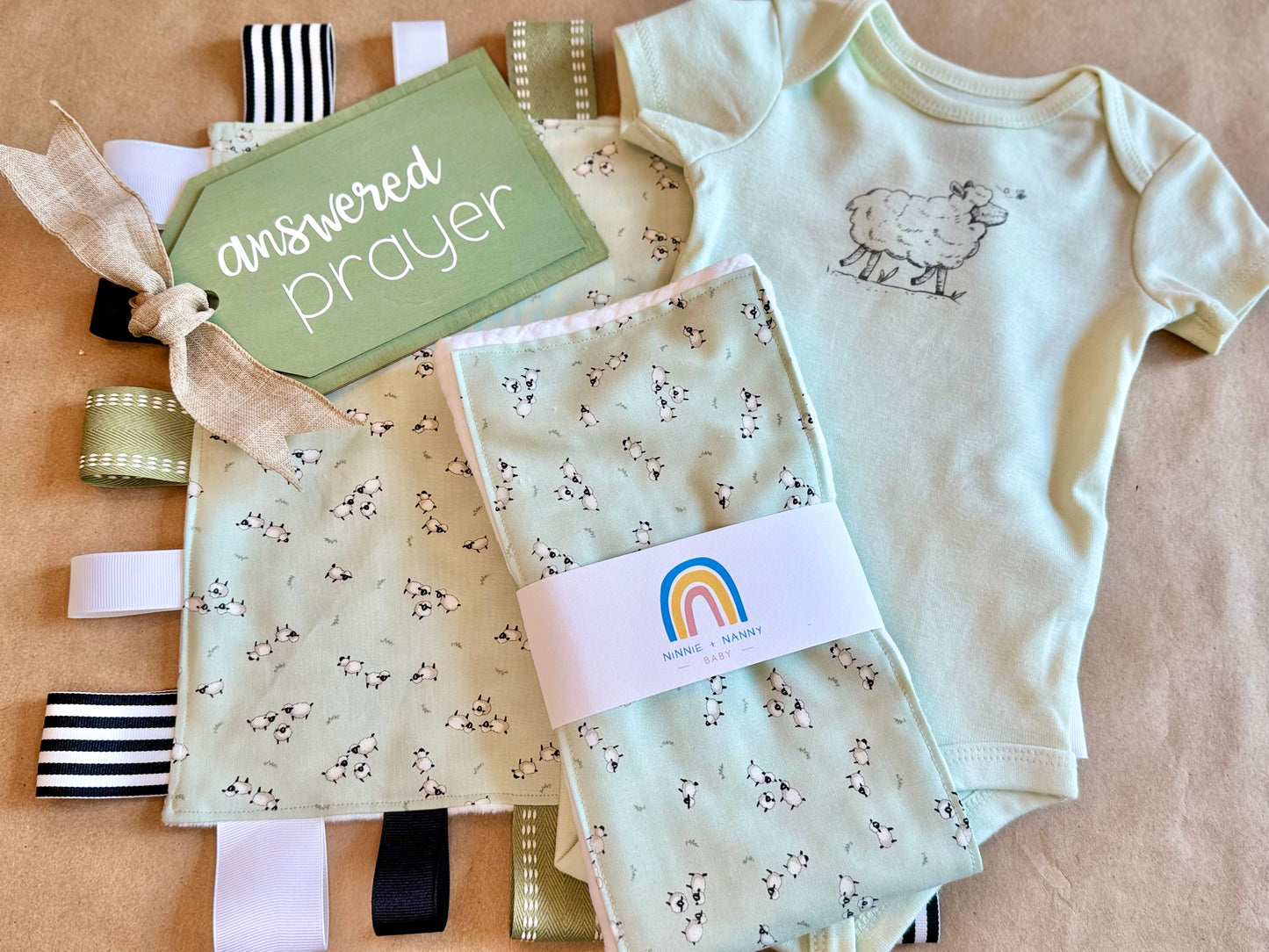 Jesus Leaves the 99 : Burp Cloth