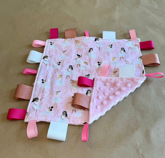 Ballerinas on Pink : Tag Blanket