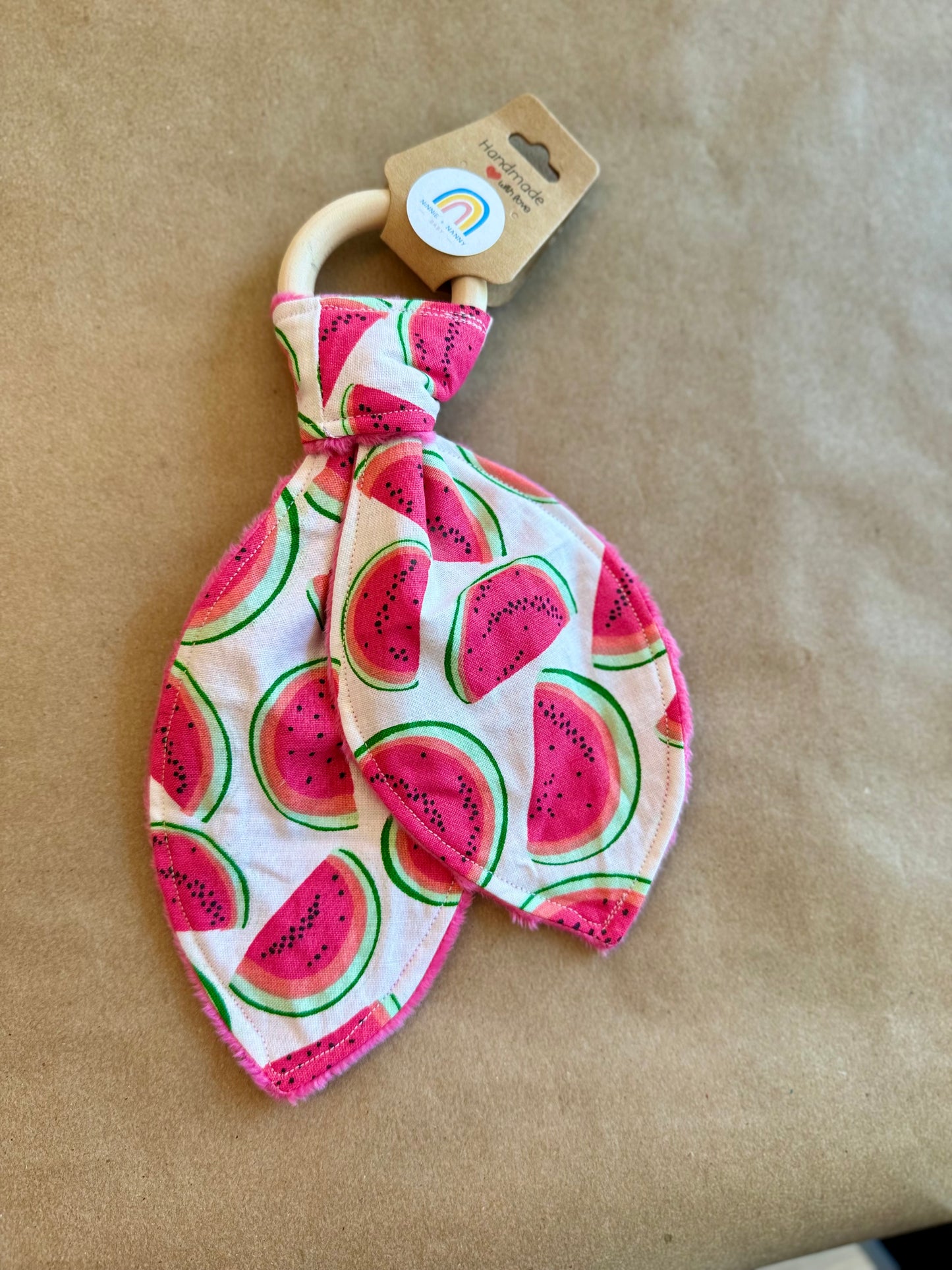 Watermelons on White : Teether