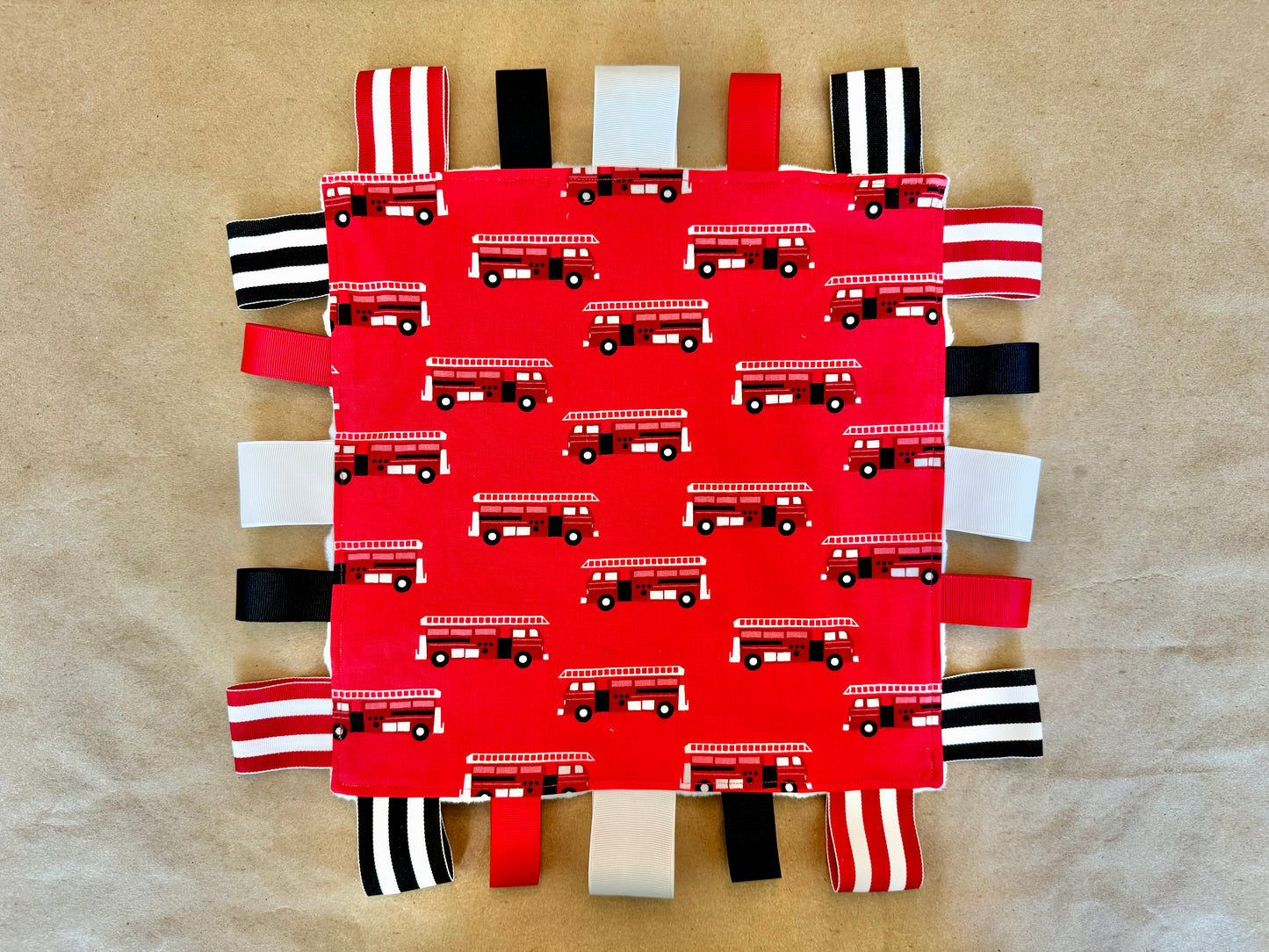 First Responders - Fire Trucks : Tag Blanket