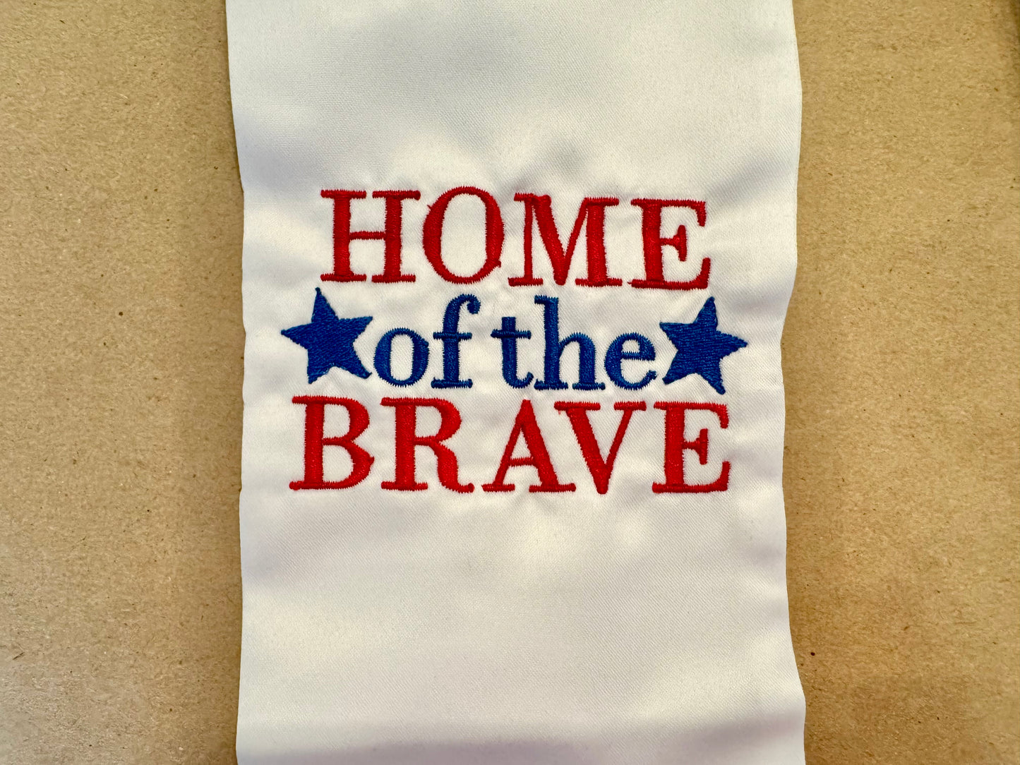 4th of July : Wreath Sash