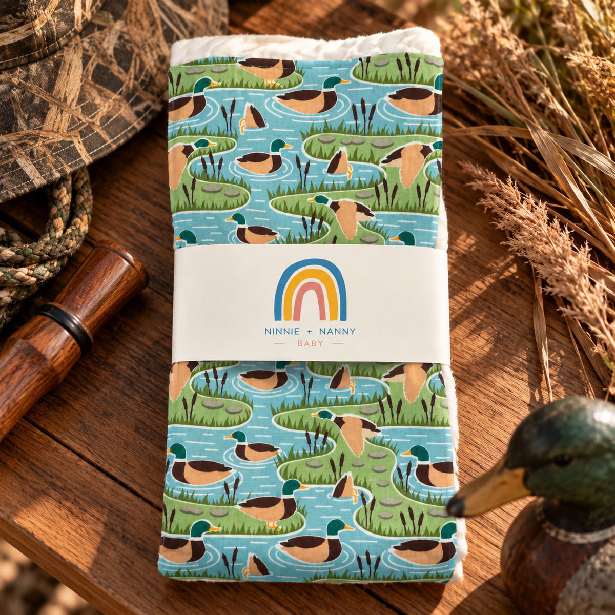 Marsh + Mallard : Burp Cloth