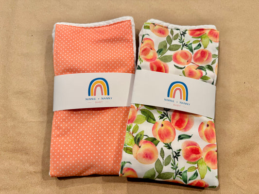 Georgia Peaches : Burp Cloth