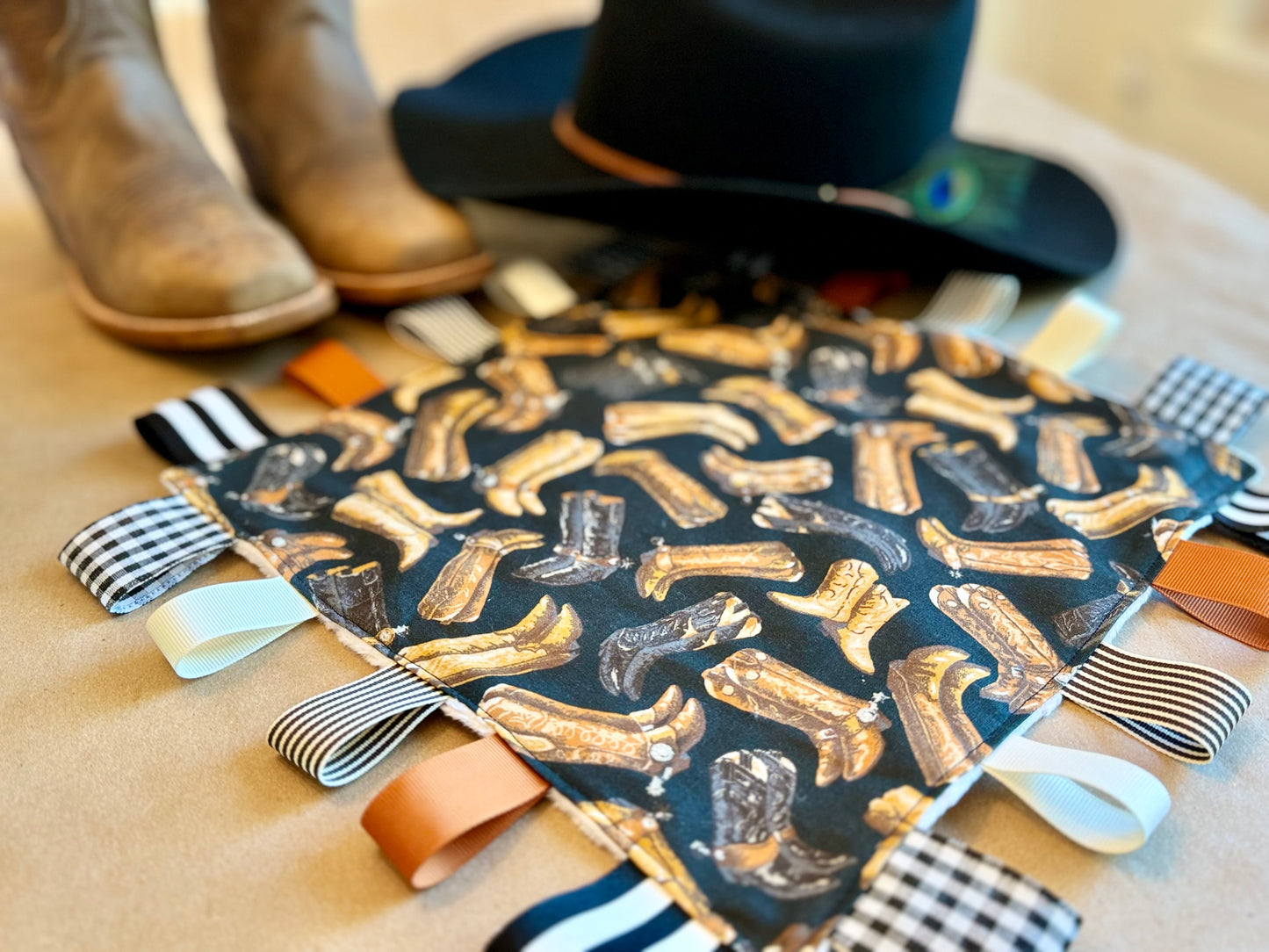 Cowboy Boots : Tag Blanket