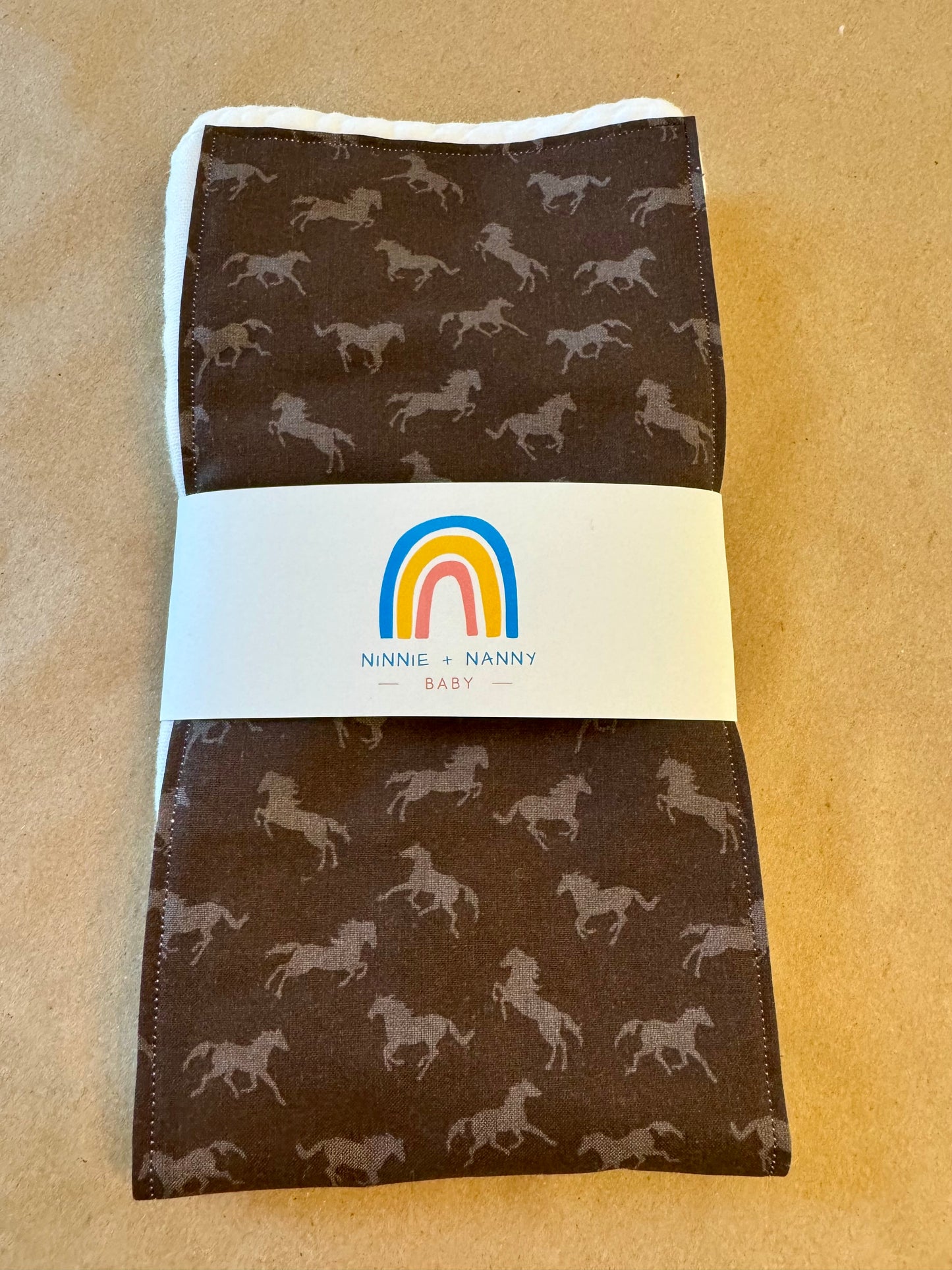 Horses : Burp Cloth