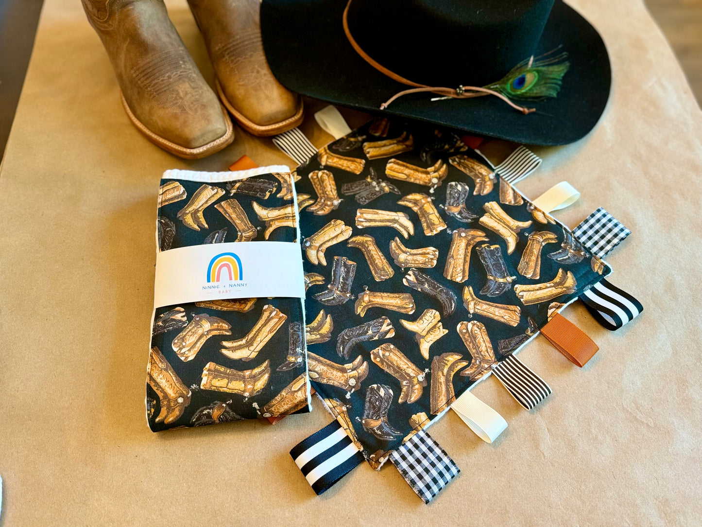 Cowboy Boots : Tag Blanket