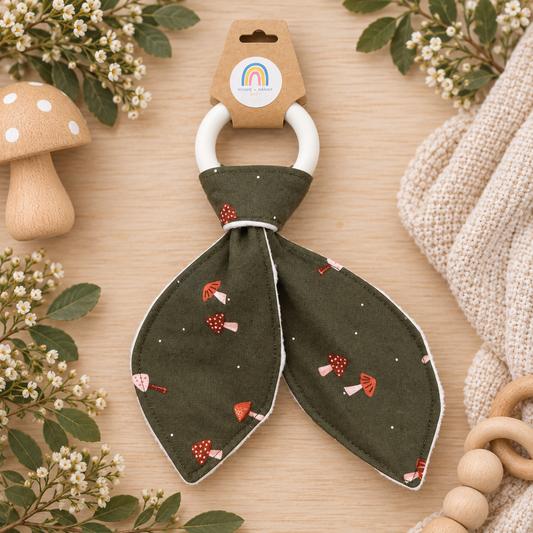 Woodland Mushrooms : Teether