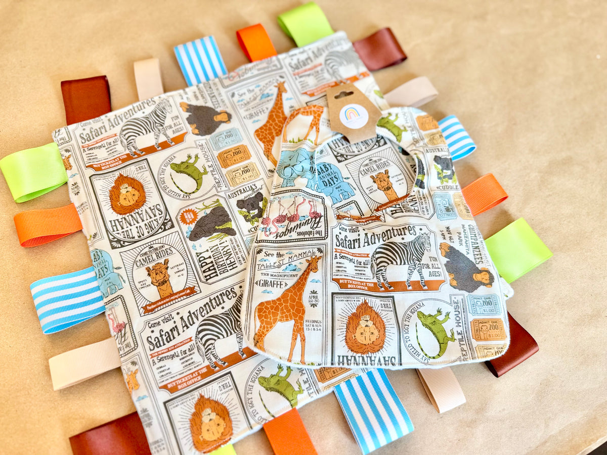 A Day at the Zoo : Tag Blanket