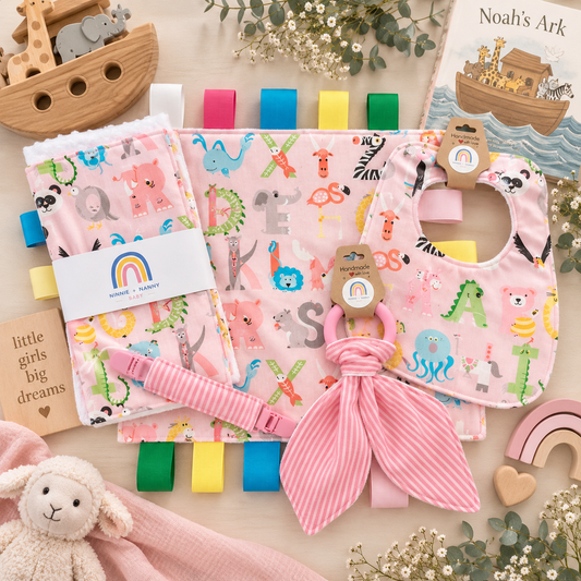 Bundle of Love - Alphabet Animals - Pink