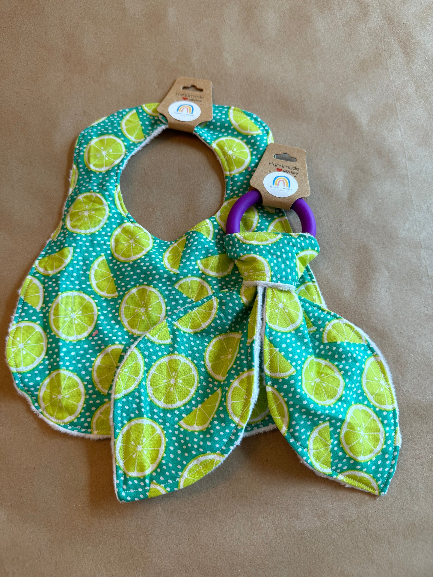 Limes on Teal : Teether