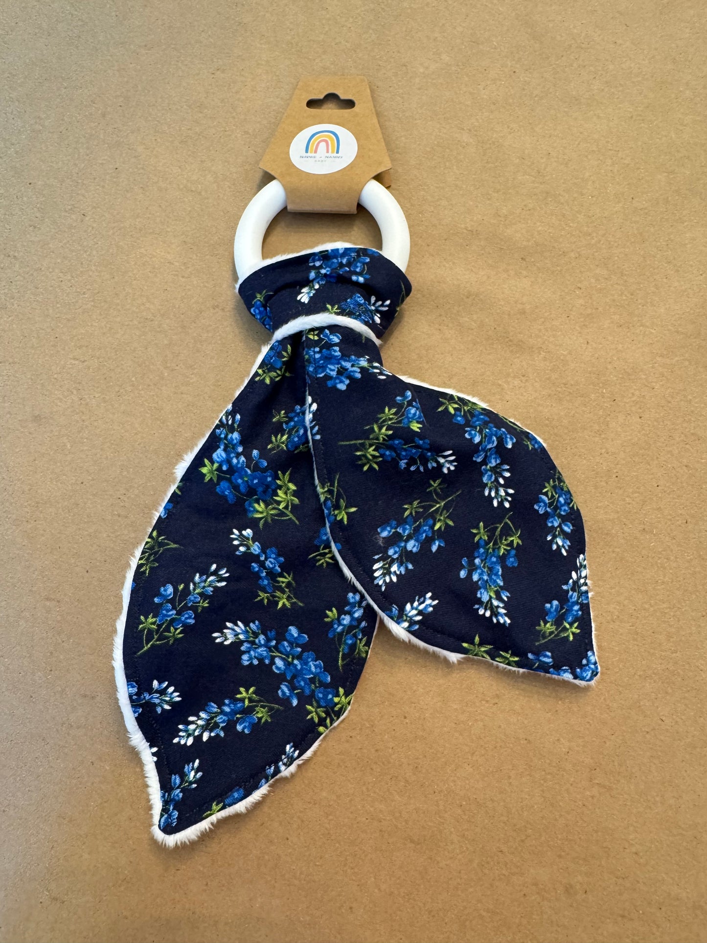 Bluebonnets on Navy : Teether