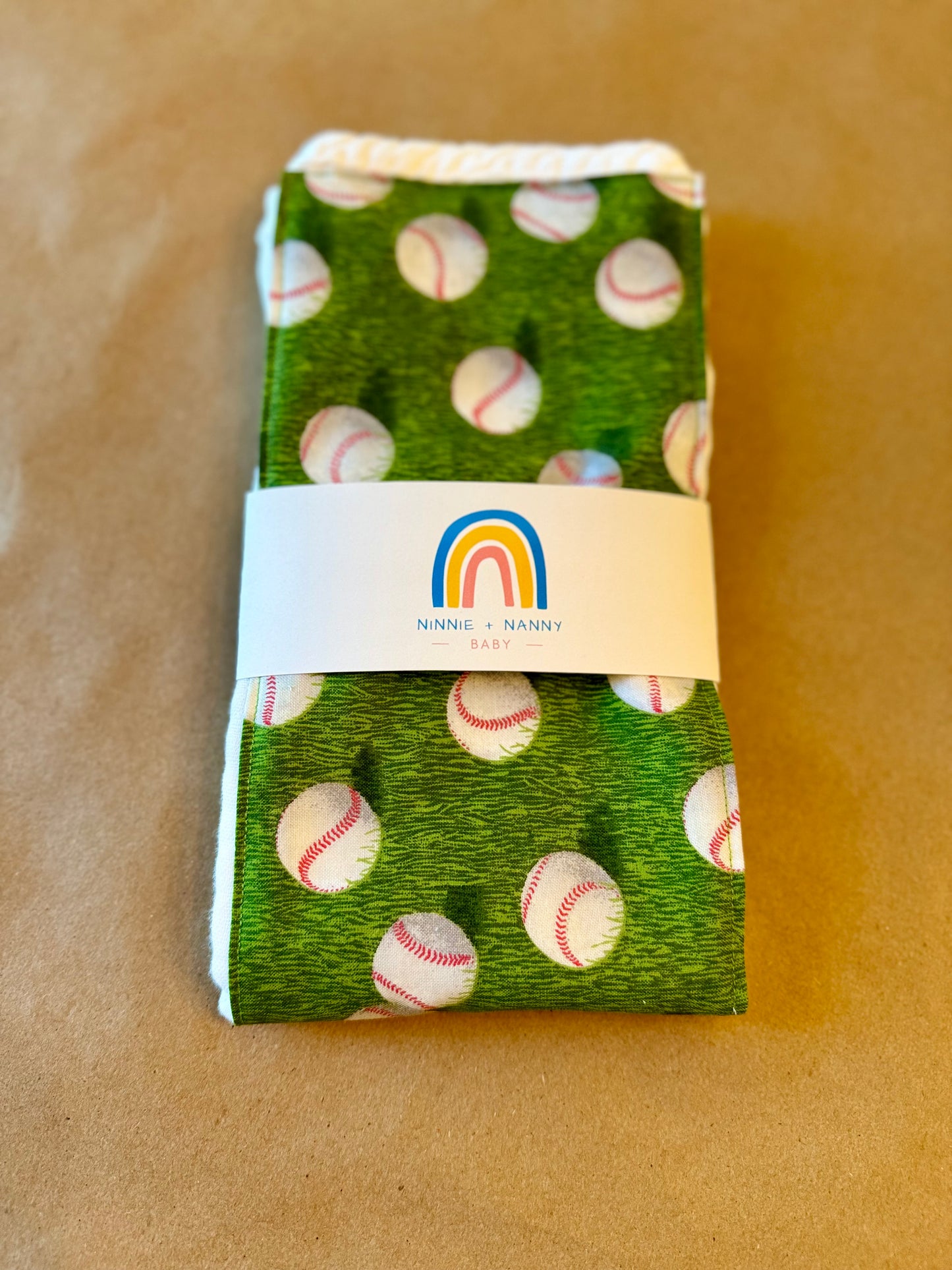 Homerun - Baseball : Burp Cloth