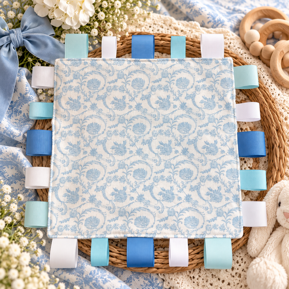 Bundle of Love - Blue Toile