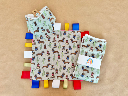 Wild West Weenie Dogs : Tag Blanket