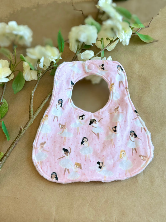 Ballerinas on Pink : Bib