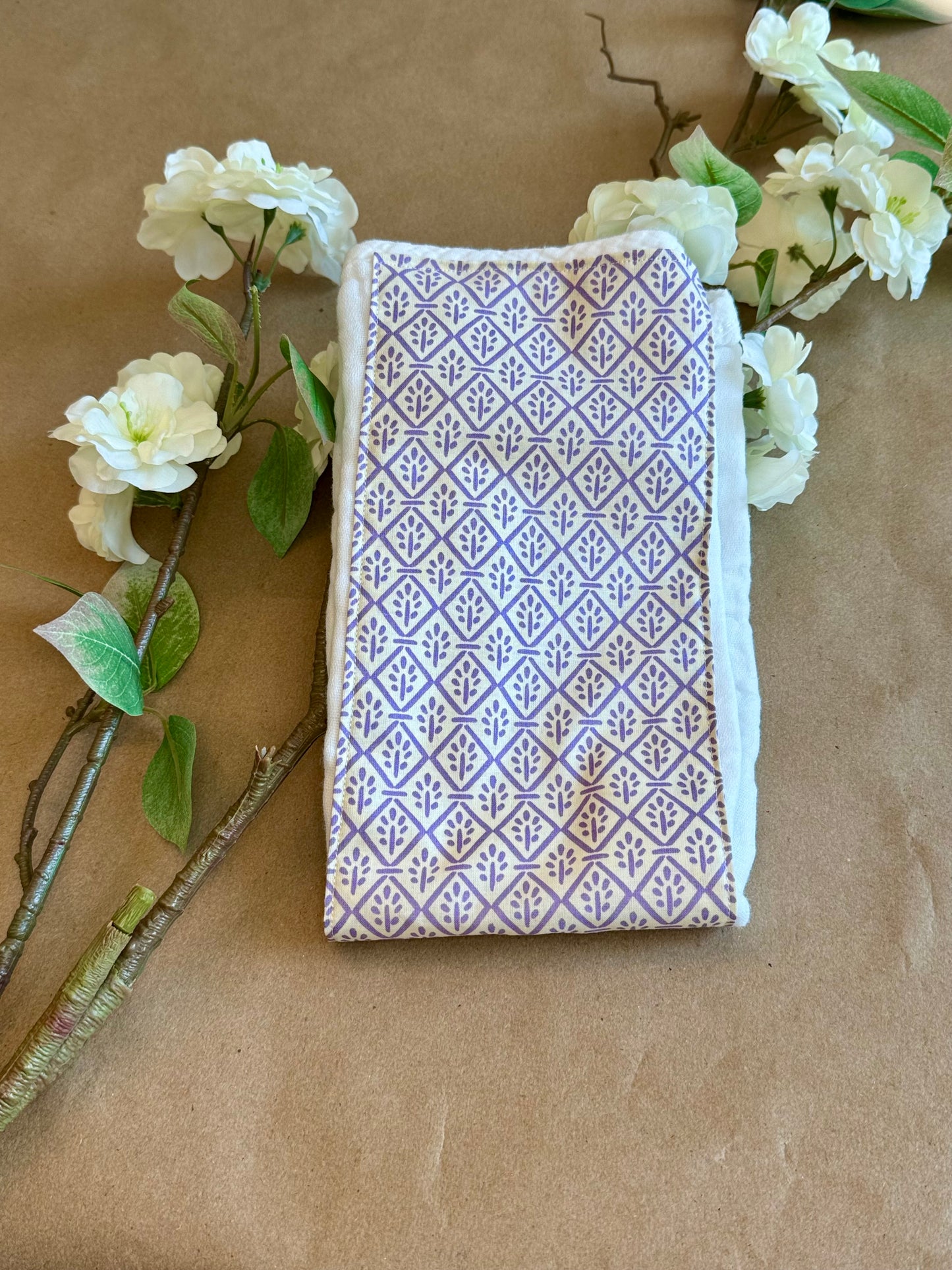 Lavender : Burp Cloth