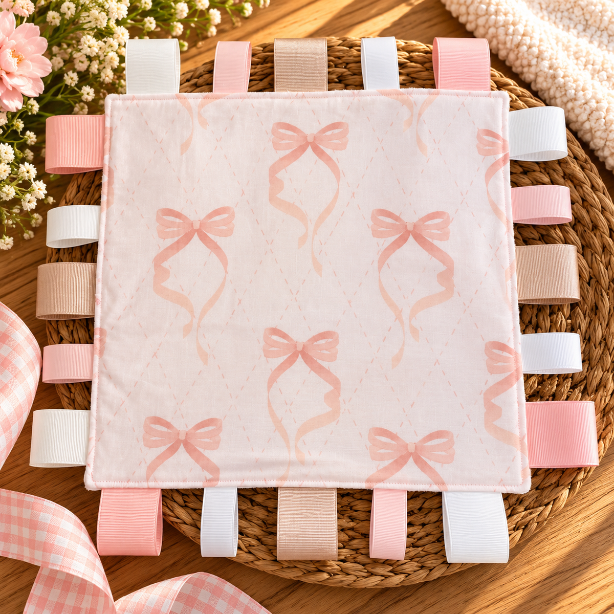Darling Bows : Tag Blanket