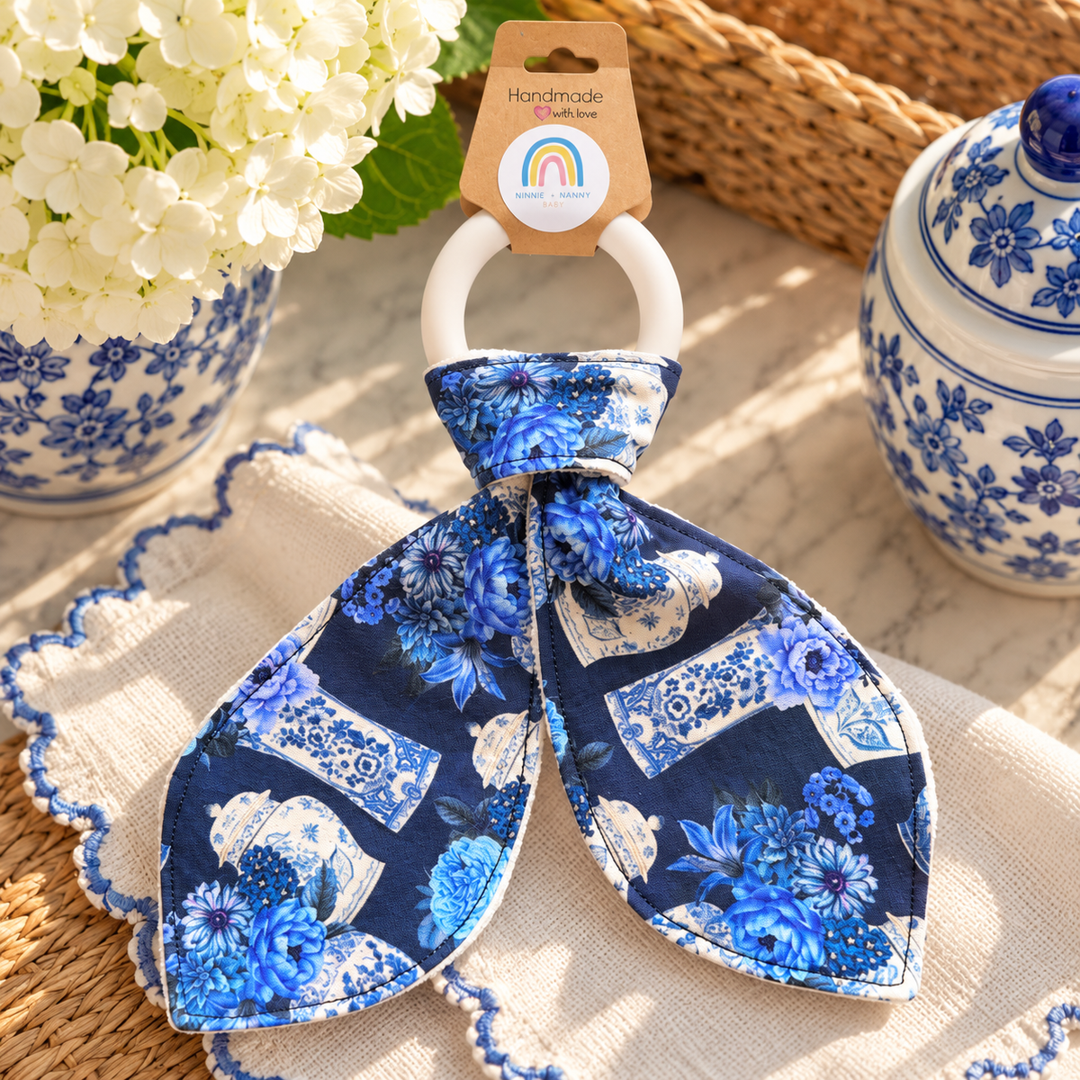 Porcelain Garden - Blue : Teether